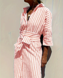 Blusa Chemise com Listras Sarah