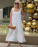 Vestido de Decote Quadrado Alisha