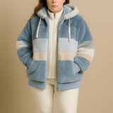 Casaco Parka de Inverno Solana Manga Rosa
