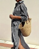 Blusa Chemise com Listras Sarah