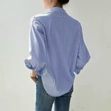 Blusa com Listras Azuis Valentina